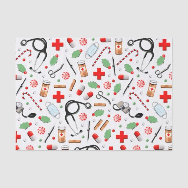 Weihnachts-Weihnachtsthema P Seidenpapier (Vorderseite)