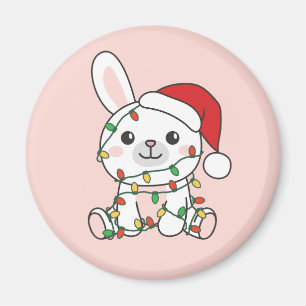 Weihnachts-Weihnachtstiere Holiday Bunnies Magnet