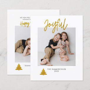 Weihnachts-Weihnachtsurlaub-Glitzer-Karte für Foto