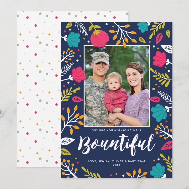 Weihnachts-Weihnachtswohnkarte Einladung (Vorne/Hinten)