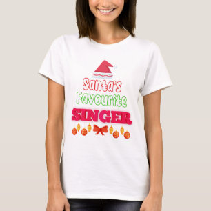 Weihnachts-Weihnachtszitate für Karaoke-Sänger T-Shirt