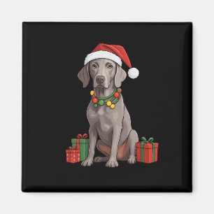 Weihnachts-Weimaraner-Hund Magnet
