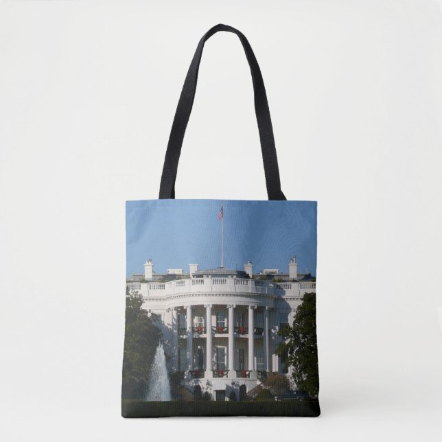Weihnachts-Weiße Haus für Feiertage Washington DC Tasche (Vorderseite)