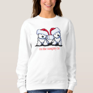 Weihnachts-Westie-Duo-T-Shirt Sweatshirt
