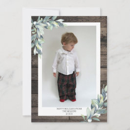 Weihnachts Winter Berries Happy Holidays Foto Feiertagskarte