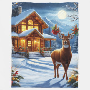 Weihnachts-/Winter-Deferlodge Fleecedecke
