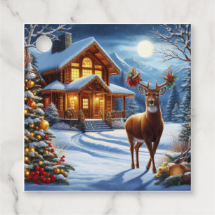 Weihnachts-/Winter-Deferlodge Geschenkanhänger