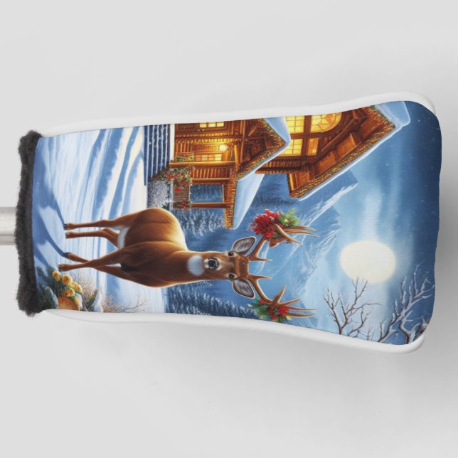 Weihnachts-/Winter-Deferlodge Golf Headcover (Vorderseite)