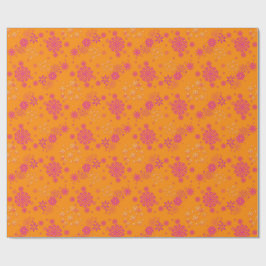 Weihnachts-Winter-Hanukkah-Schneeflocken-Design  Geschenkpapier