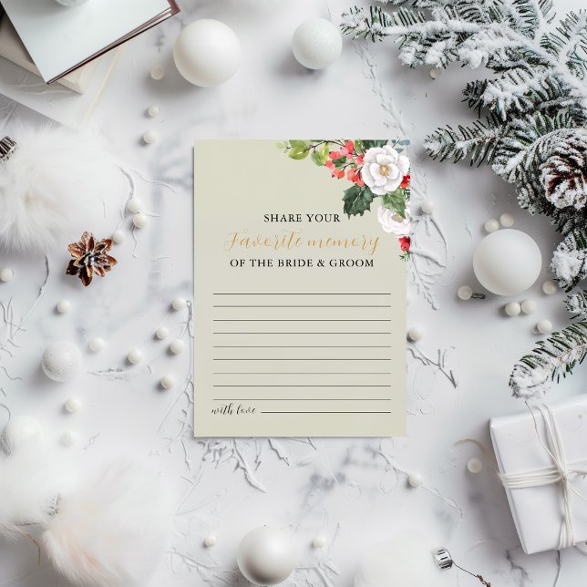 Weihnachts-Winter-Lieblings-Memory-Spiel Einladung (Von Creator hochgeladen)