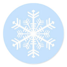 Weihnachts-Winter-Snowflake-Aufkleber