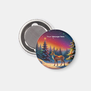 Weihnachts Winter Wonderland Ferienzeit Magnet