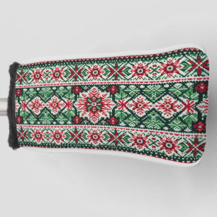 Weihnachts-/Wintermesse Rot & Grün Golf Headcover