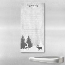 Weihnachts-Winterscape-Einkaufsliste