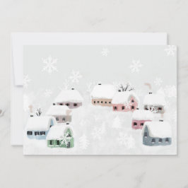 Weihnachts-Winterschnee-Illustration Feiertagskarte