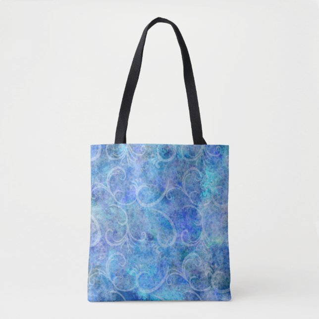 Weihnachts-Wintersturm Viktorianische Filigree-Wir Tasche (Vorderseite)