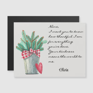 Weihnachts Winterurlaub Generic Magnetic Card Magnetkarte