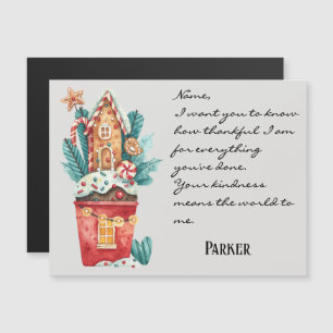 Weihnachts Winterurlaub Generic Magnetic Card Magnetkarte