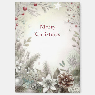 Weihnachts-Winterurlaubsmagnet Magnet