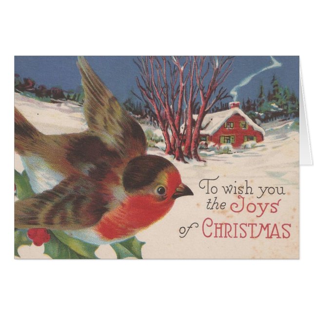 Weihnachts-Wintervogel (Vorderseite (Horizontal))