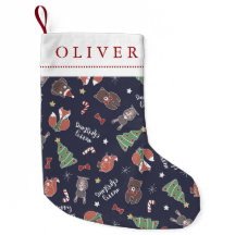 Weihnachts-Woodland-Tiere Individuelle Name