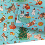 Weihnachts-Wrapping Paper - Funny Niedlich Hunde B Geschenkpapier Set<br><div class="desc">Dieses handgezeichnet Design ist farbenfroh und wird Ihre Weihnachtsgeschenke mit einem gewissen Fest versehen. Für alle Liebhaber von Haustieren und Tieren,  Hundefreunde,  Hunde-Mamas,  Hunde-Vater und Hundefreunde! Diese großen Packpapierblätter sind in einem Set von 3 Blättern mit einer Größe von 19 x 29 Zoll erhältlich.</div>