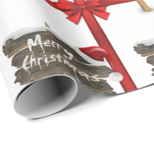 Weihnachts-Wrapping Papier froh Geschenkpapier