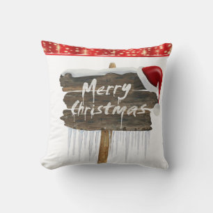 Weihnachts-Wurfkissen, Frohe Weihnachten Kissen