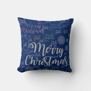 Weihnachts-Wurfkissen, Frohe Weihnachten Kissen
