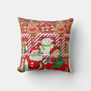 Weihnachts-Wurfkissen, Mrs. Claus Santa Kissen