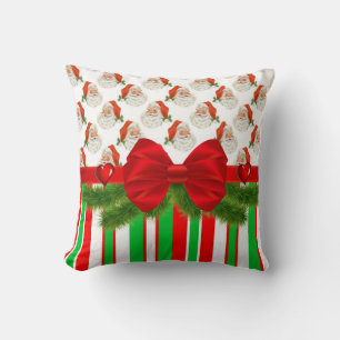 Weihnachts-Wurfkissen, Santa Stripe Kissen