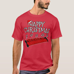 Weihnachts Xylophon Xylophonist Musiklehrer Xmas T-Shirt