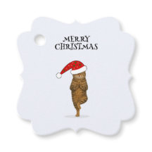 Weihnachts-Yoga-Katze Ihr Text