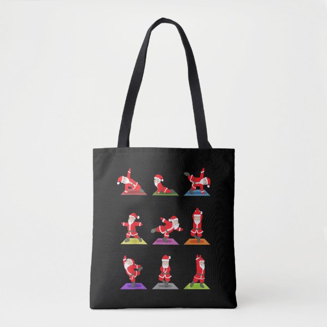 Weihnachts-Yoga, Weihnachts-Yoga-Weihnachten, Medi Tasche (Vorderseite)