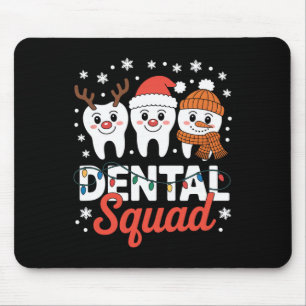 Weihnachts-Zahnarzt-Team Dental-Lab-Hygienikerin Mousepad