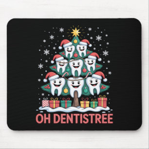 Weihnachts-Zahnarzt-Team Oh Dentistree Mousepad