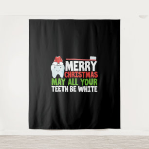 Weihnachts-Zahnärzte Shirts Weihnachten Zahnarzt S Wandteppich