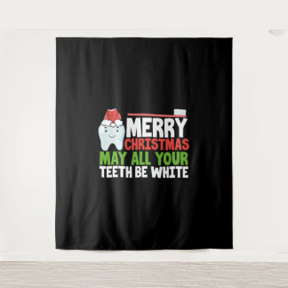 Weihnachts-Zahnärzte Shirts Weihnachten Zahnarzt S Wandteppich
