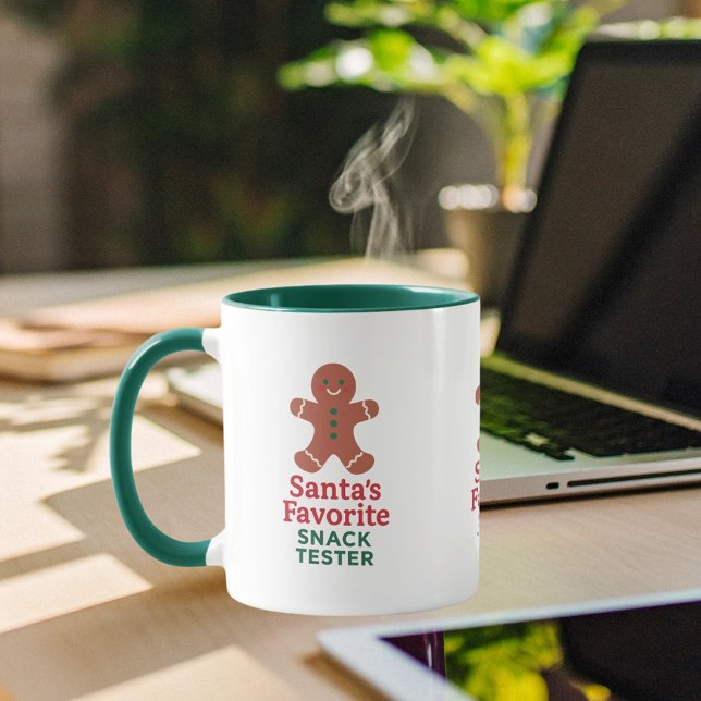 Weihnachts-Zitat lustige Snack-Tester Lebkuchen Tasse (Von Creator hochgeladen)