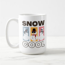 Weihnachts-Zitat Schnee Cool farbenfroher Schneema