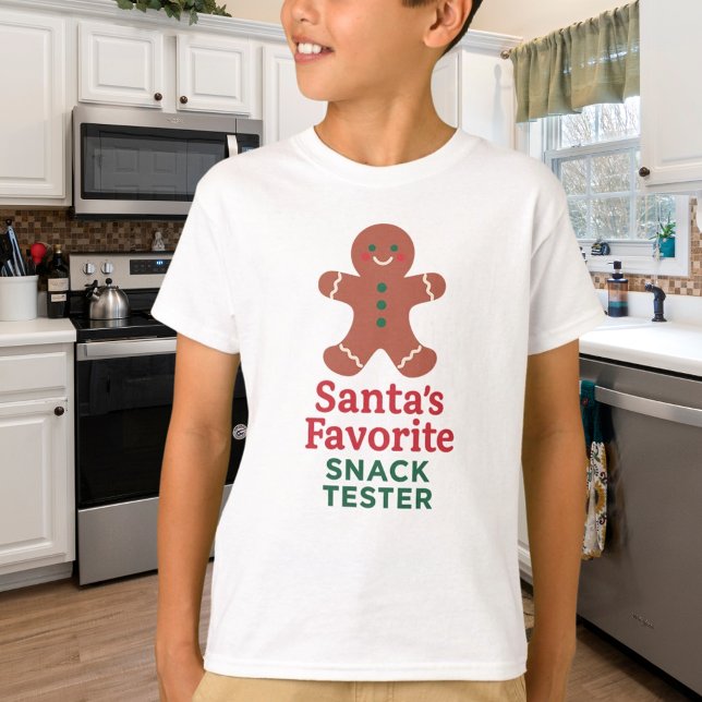 Weihnachts-Zitat-Snack-Tester T-Shirt (Von Creator hochgeladen)
