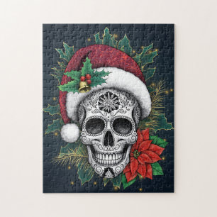 Weihnachts-Zuckerschädel