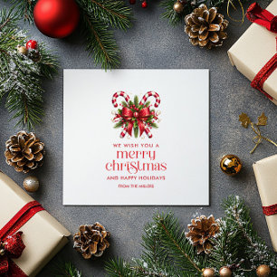 Weihnachts-Zuckerstange Serviette