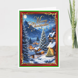 Weihnachts-Zuhause Karte