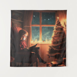 Weihnachtsabend 3 wandteppich