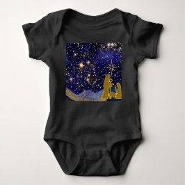 Weihnachtsabend Baby Strampler