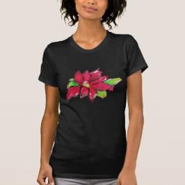 Weihnachtsabend-Blume T-Shirt