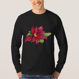 Weihnachtsabend-Blume T-Shirt