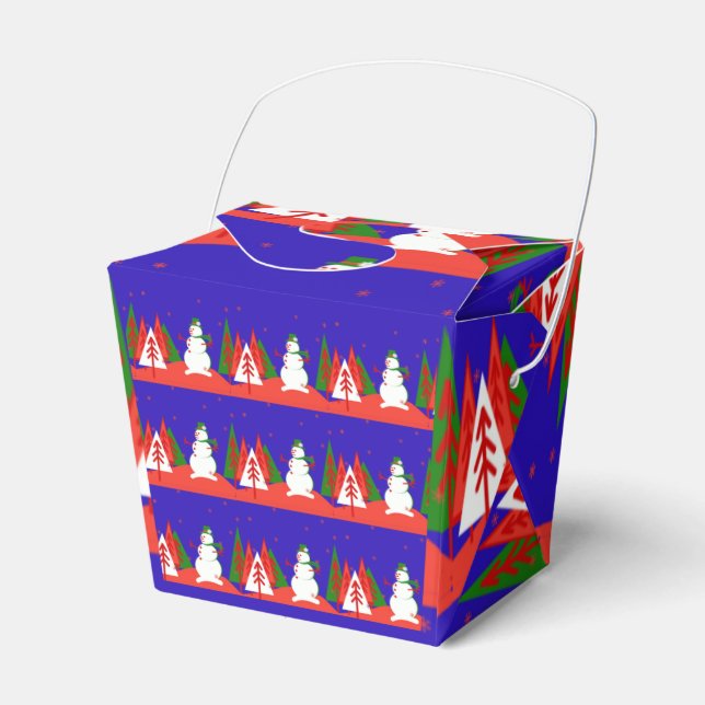 Weihnachtsabend Box - Gefallen Box Geschenke - Wei Geschenkschachtel (Vorderseite)