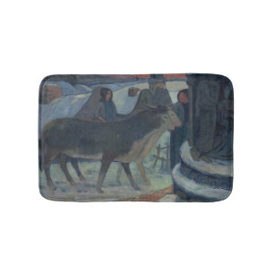 Weihnachtsabend (Der Segen des Oxen) Badematte